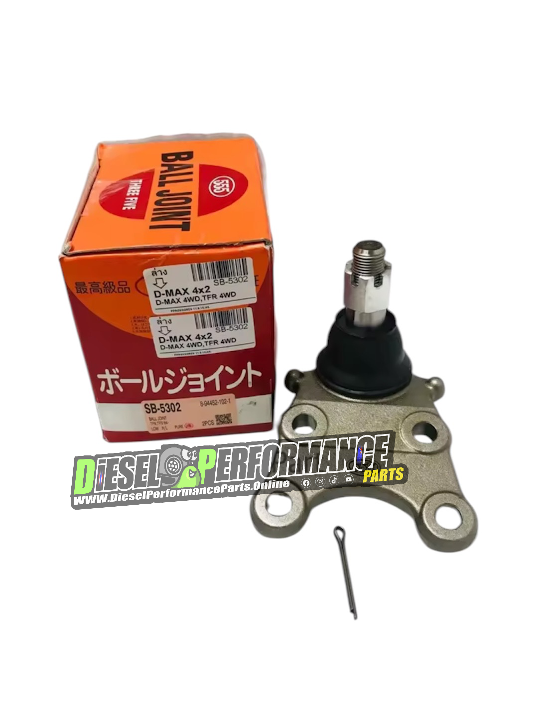 Front end Kit /Ball Joint/Rack End/Tie Rod End Dmax/RA/RC 2WD 2004-2011 (Made in Japan)