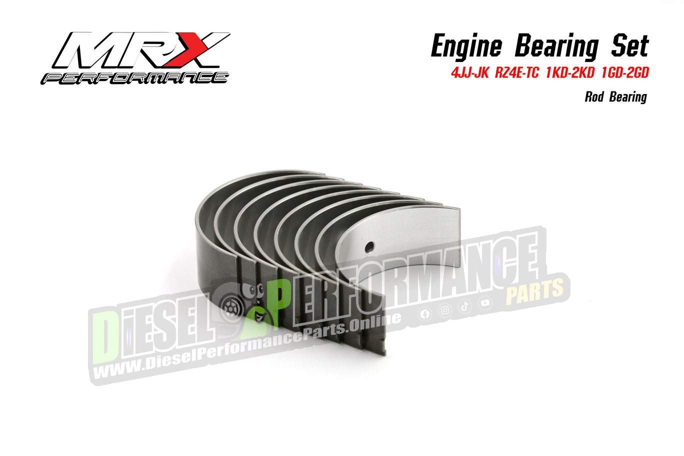 MRX Engine Bearings Set 4JJ1/4JK1/RZ4E/1KD/2KD/1GD/2GD