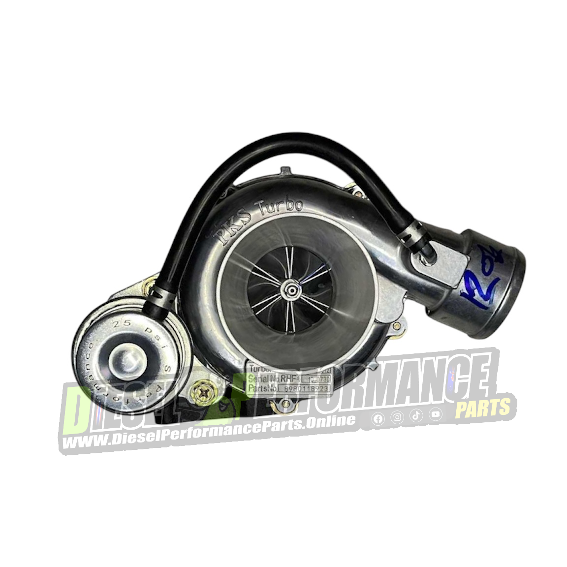 PKS 44mm Turbo Small or Medium Rear Housing + Fitting kit – Diesel