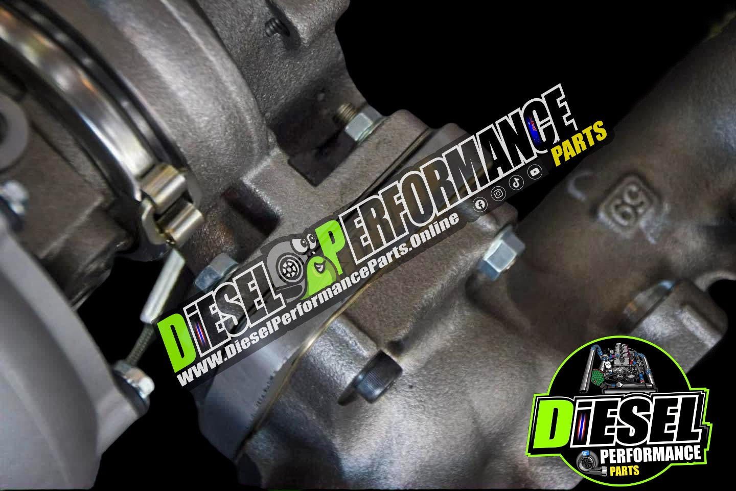 4JJ1/4JJ3 DPF Model Adapter Plate Kit, To Run F-Series Turbo’s on Stock Manifold