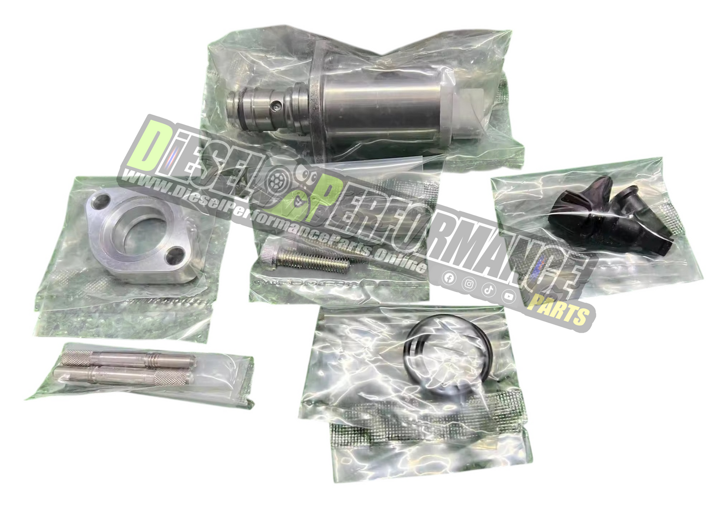 1KD / 2KD Genuine SCV Suction Control Valve / Hilux / Vigo / Fortuner / Innova - 2005-2015 PN: 04226-0L010 FULL KIT