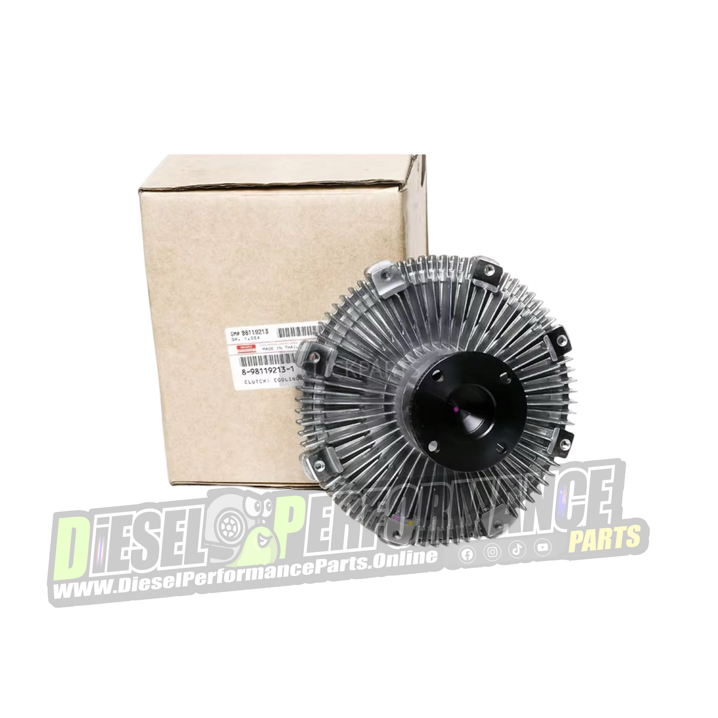 Viscous Fan Hub / 4JJ1 / 4JK1 / 2012-2022 - Isuzu - Dmax / MUX Genuine PN: 8981192131