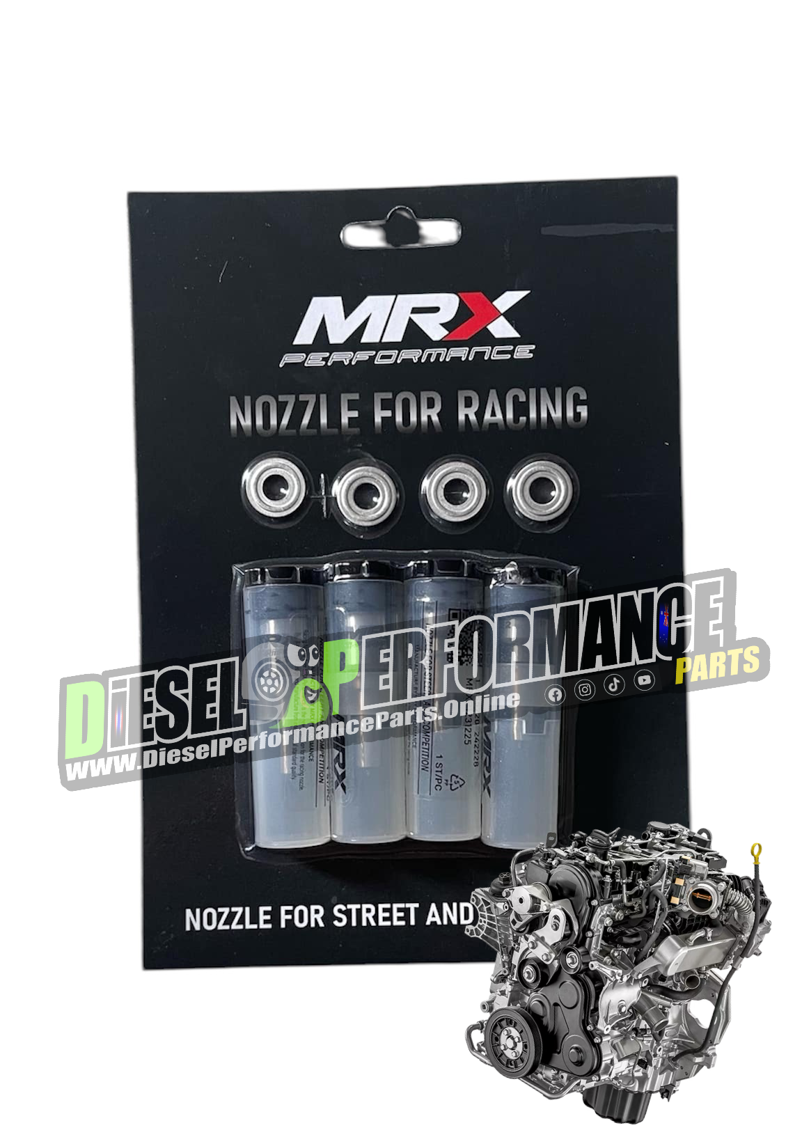 LWH 2.8L Duramax +25 Injector Nozzles set - 2014-2020 (PHC)