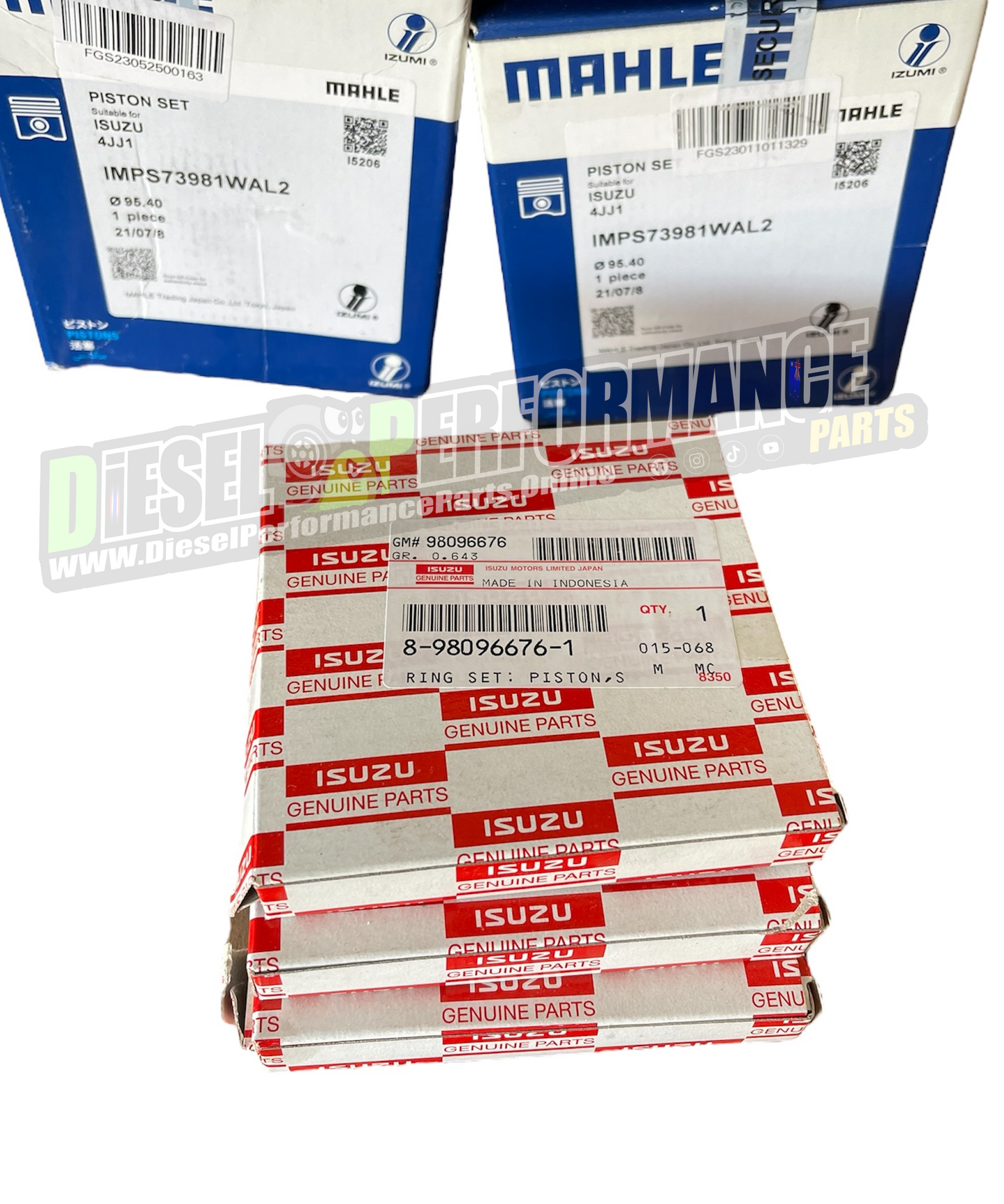 4JJ1 Piston Ring Set STD/0.50/0.75