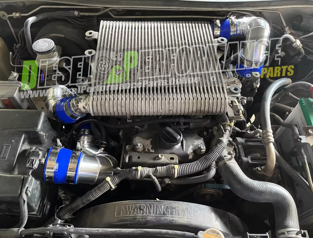 Upgrade Intercooler & Turbo intake Pipe kit 2007-2012 4JJ1 - VGS Dmax/Mu7/RA/RC