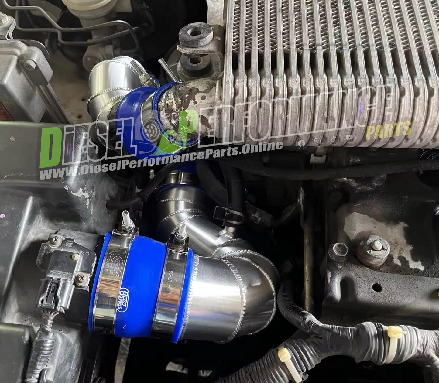 Upgrade Intercooler & Turbo intake Pipe kit 2007-2012 4JJ1 - VGS Dmax/Mu7/RA/RC