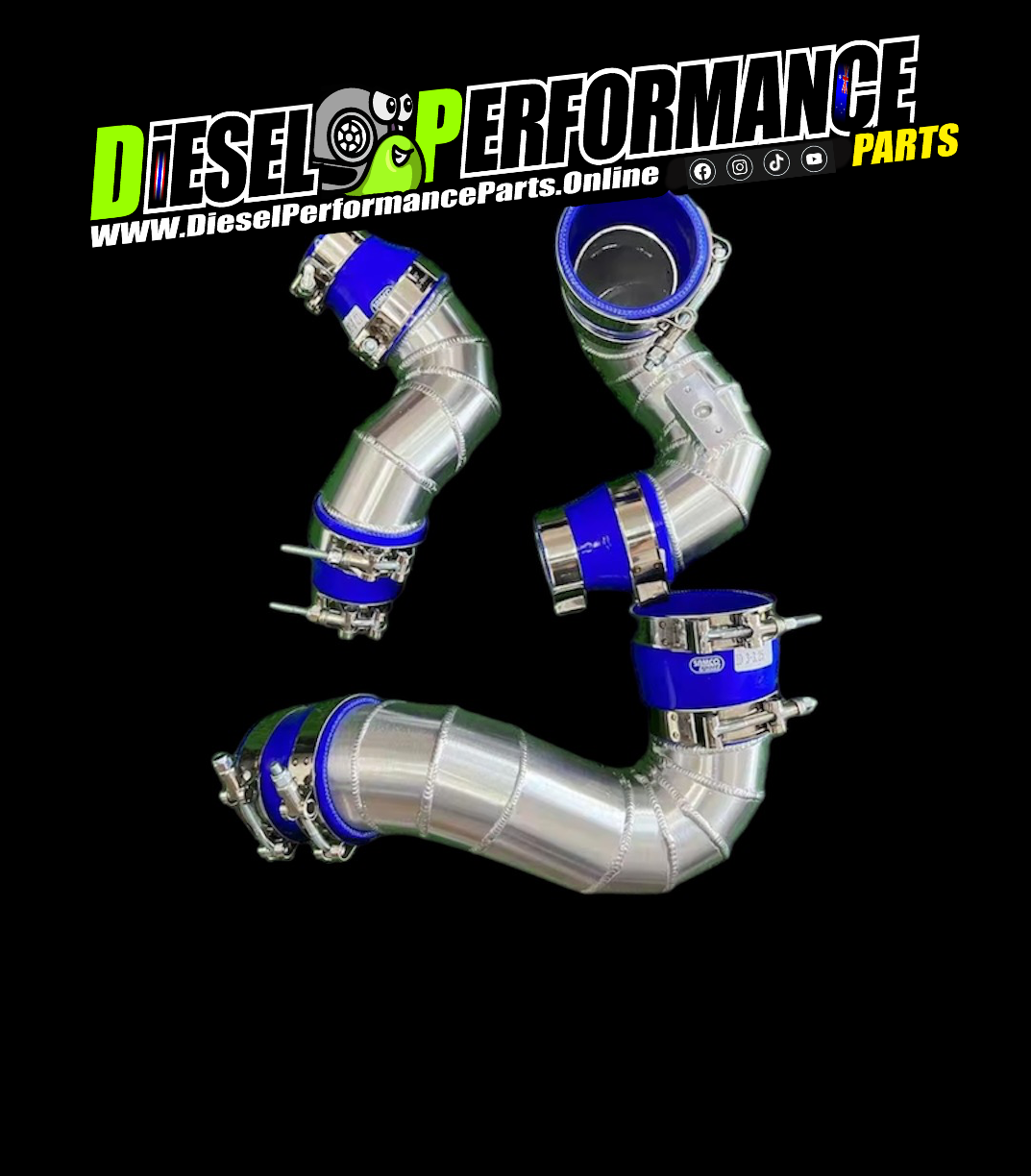 Upgrade Intercooler & Turbo intake Pipe kit 2007-2012 4JJ1 - VGS Dmax/Mu7/RA/RC