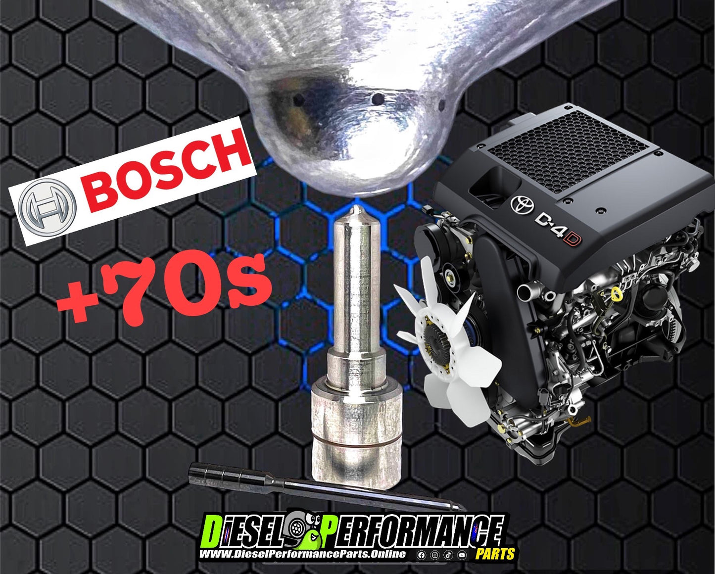 +70s Genuine Bosch Nozzles set (THA Stock)