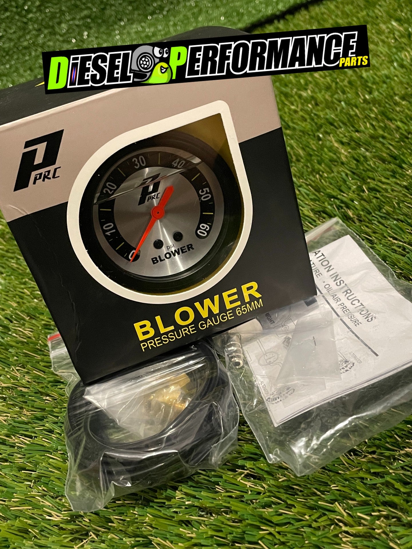PPRC 65mm 35/60Psi Boost Gauges, HPD bracket kit +Fitting (THA Stock)