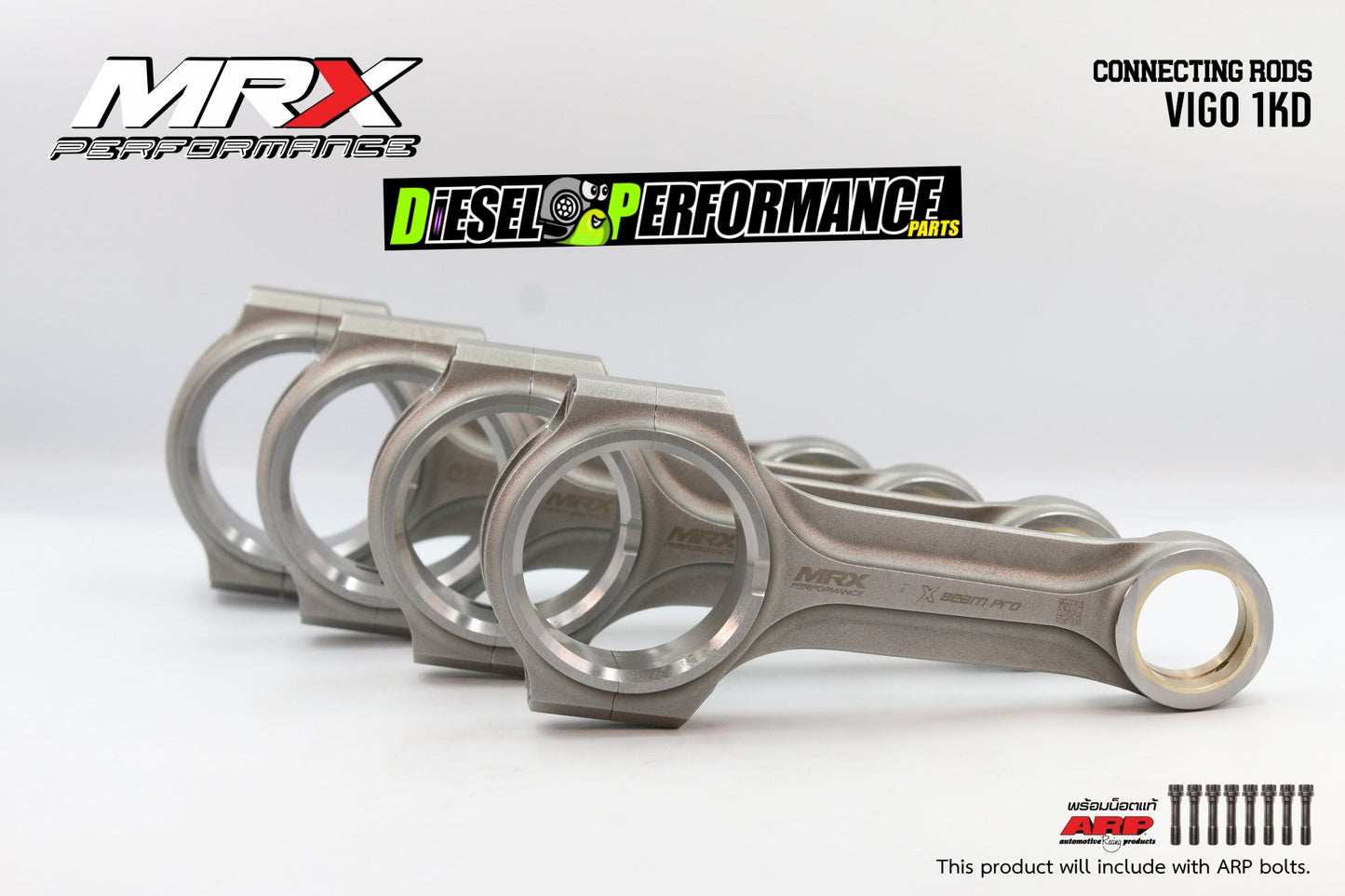 MRX Connecting Rods - 4JJ1/1KD/1GD/4D56 H-Beam/i-Beam/X-Beam/ Pro