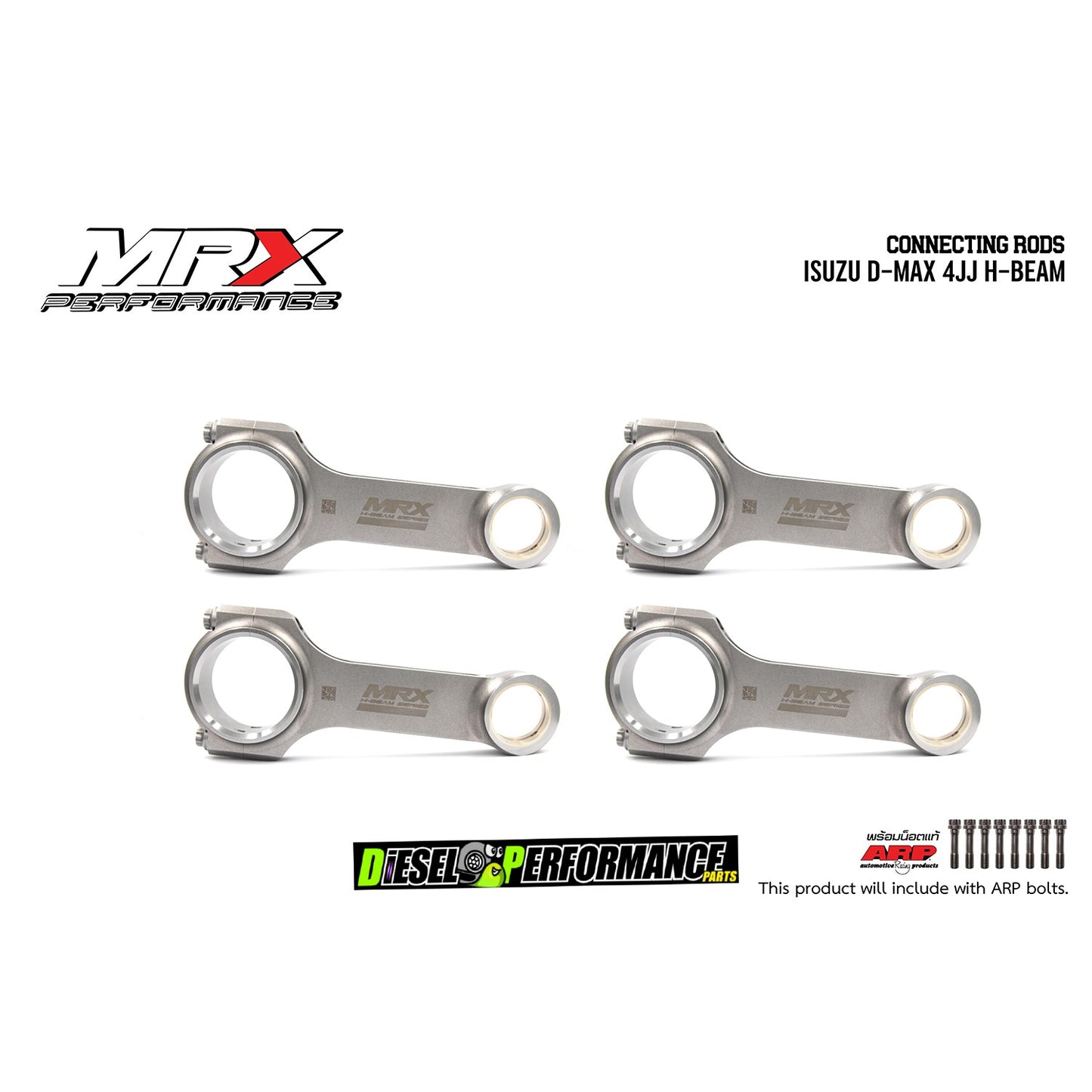 MRX Connecting Rods - 4JJ1/1KD/1GD/4D56 H-Beam/i-Beam/X-Beam/ Pro