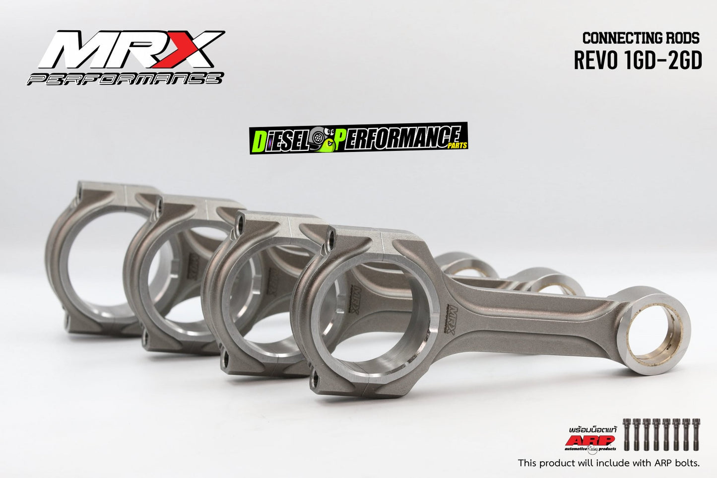 MRX Connecting Rods - 4JJ1/1KD/1GD/4D56 H-Beam/i-Beam/X-Beam/ Pro