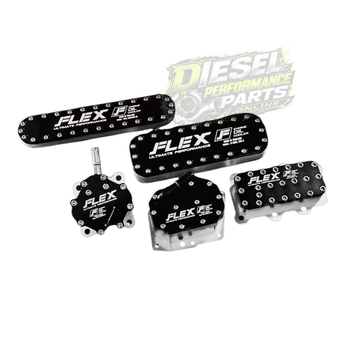 FLEX Upgrade Oil Cooler- 4JJ1 / 4JK1 / 1KD / 2KD / 1GD / 2GD / RZ4E / RZ4F / P5AT / P4AT