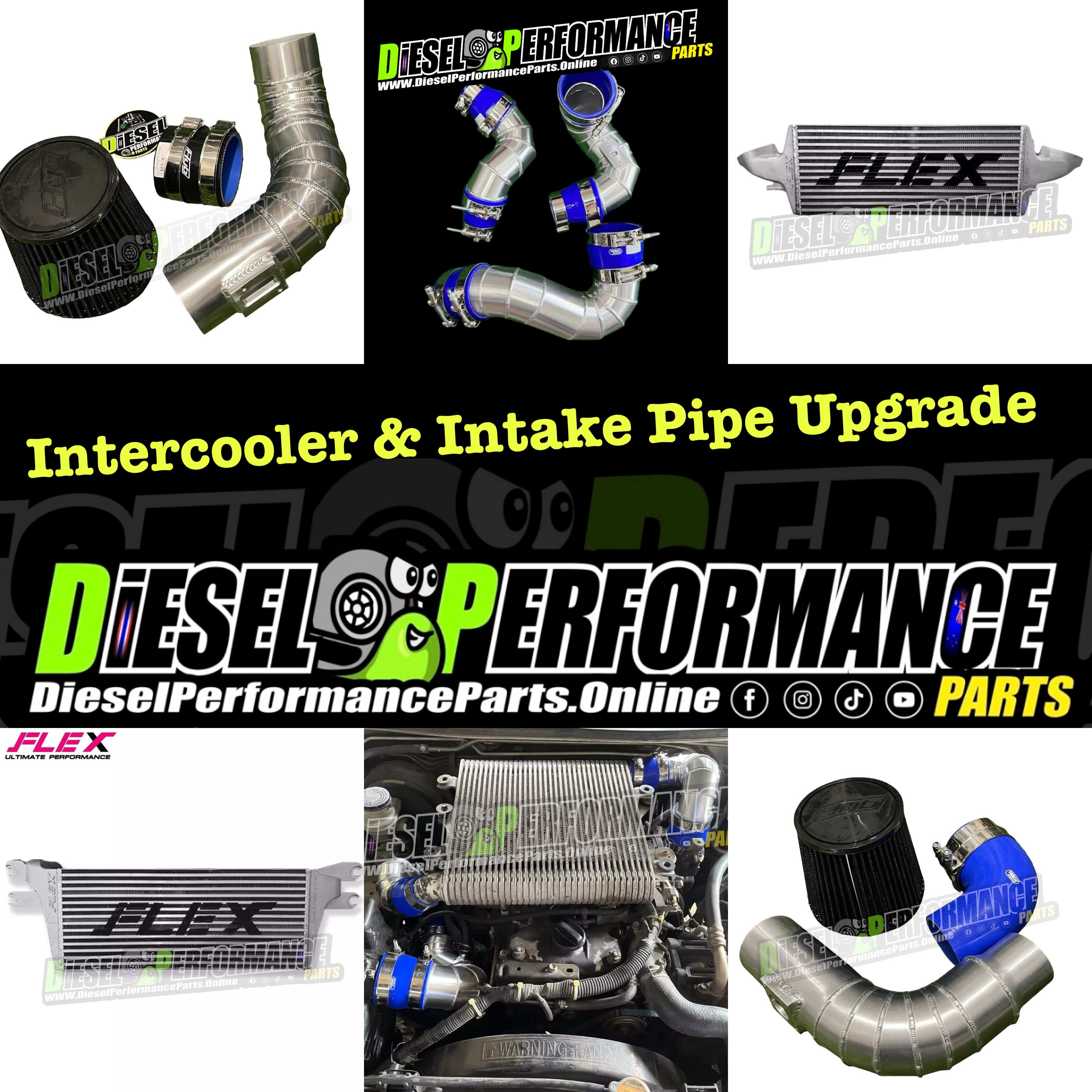 Intercooler Inlet Pipe Intercooler & Intake Pipe Upgrade – Diesel Performance Parts