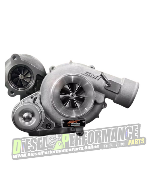 F44 High Flow 9Blade Gated Turbo + Fitting Kit [SMT]