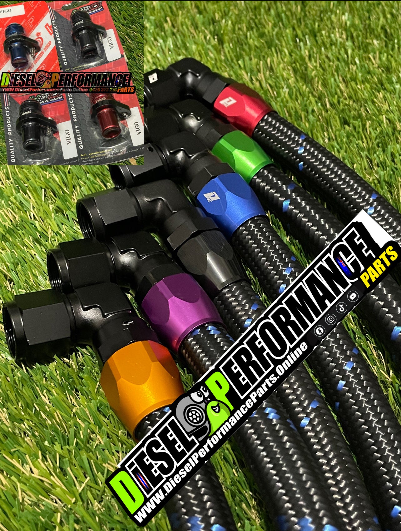 1KD / 2KD Breather AN Hose Kit -10
