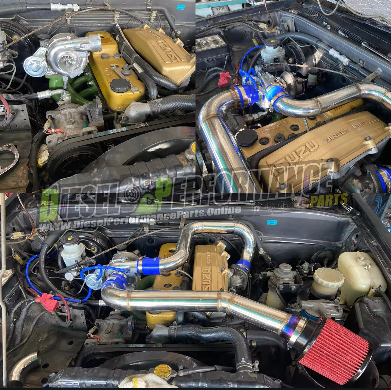 4JA1/4JH1/4JB1/4JG2 High Mount Turbo Exhaust Manifold F44/F55 or T3/T4