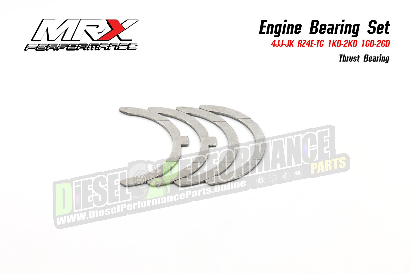 MRX Engine Bearings Set 4JJ1/4JK1/RZ4E/1KD/2KD/1GD/2GD (THA Stock)