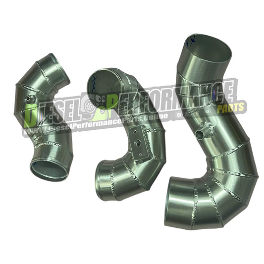 Upgrade Intercooler & Turbo intake Pipe kit 2007-2011 4JJ1 - VGS Dmax / Mu7 / RA - Rodeo / RC - Colorado (Lobster Style)