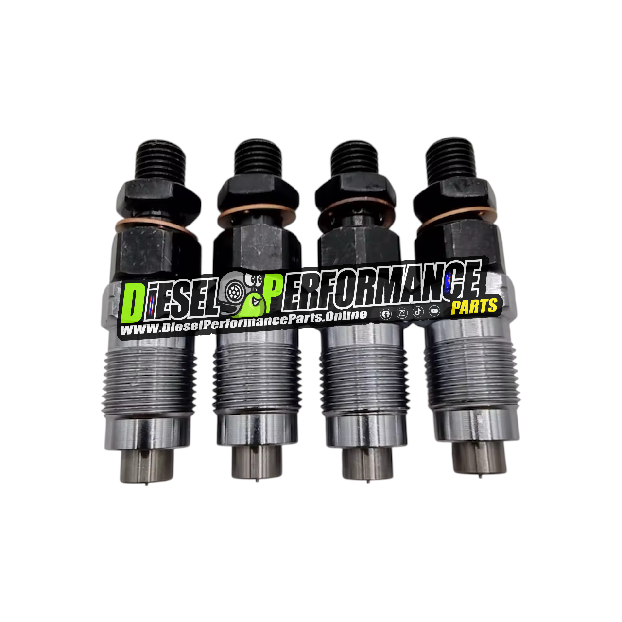 4D56 2.5L SOHC 8 Valve Injector Set New OEM / Mitsubishi L200