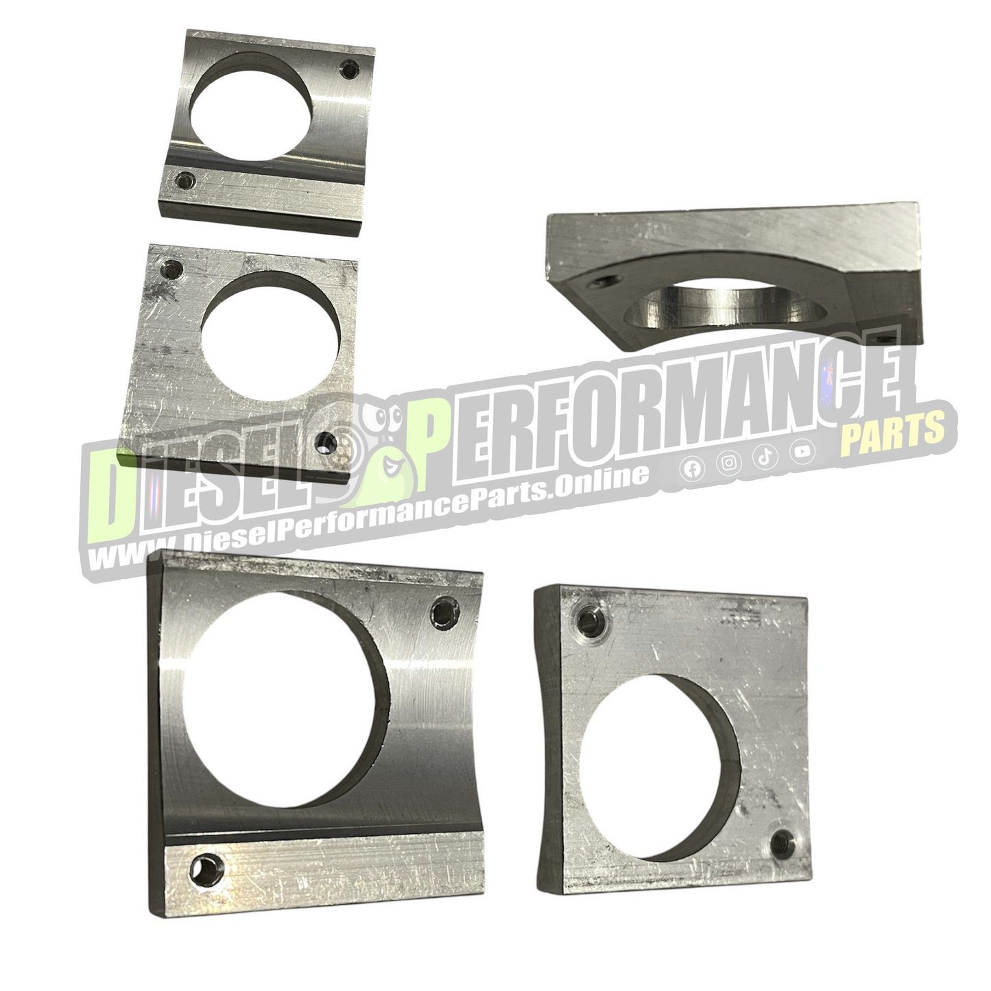 Weld-On Alloy MAF / Mass Air Flow Sensor Plate CNC - 1KD / 2KD / 4D56 / WLAT / WEAT