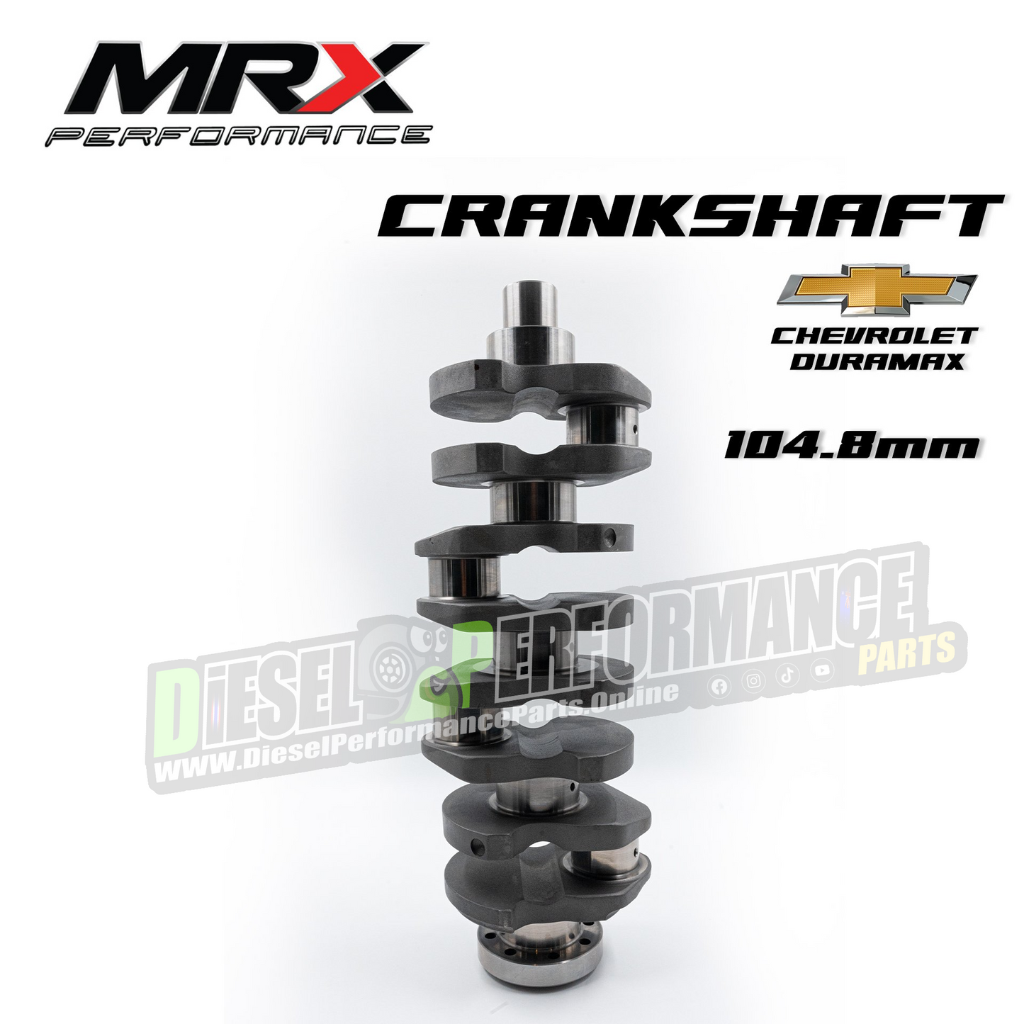 Duramax LWH/LWN 2.8L Billet Crankshaft 104.8mm Stroke [MRX]