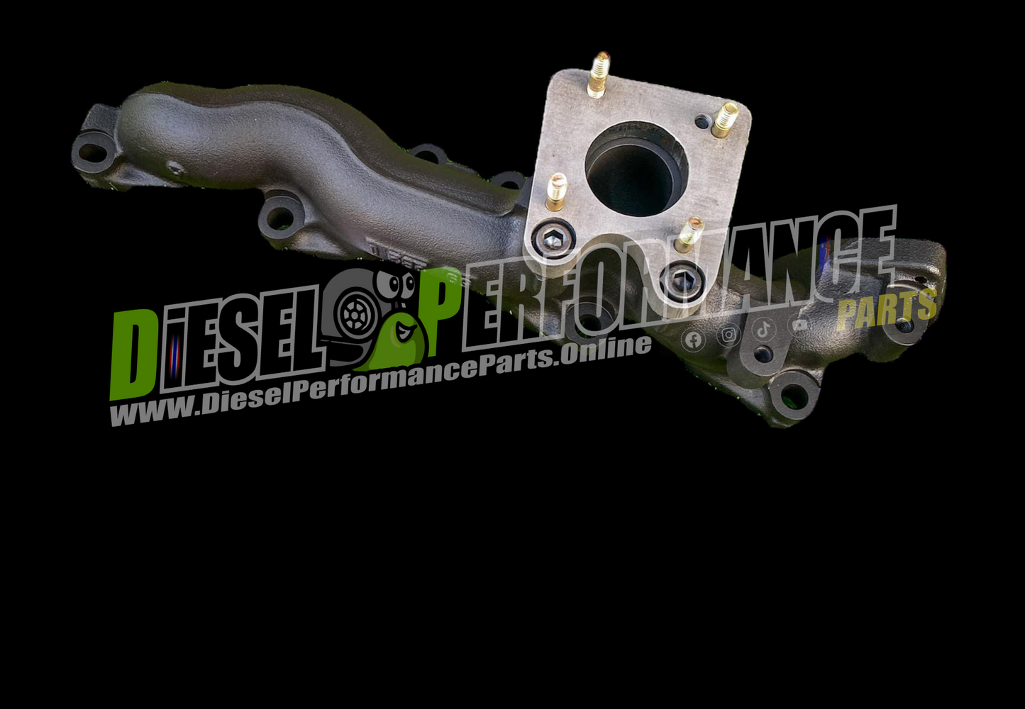 4JJ1/4JJ3 DPF Model Adapter Plate Kit, To Run F-Series Turbo’s on Stock Manifold