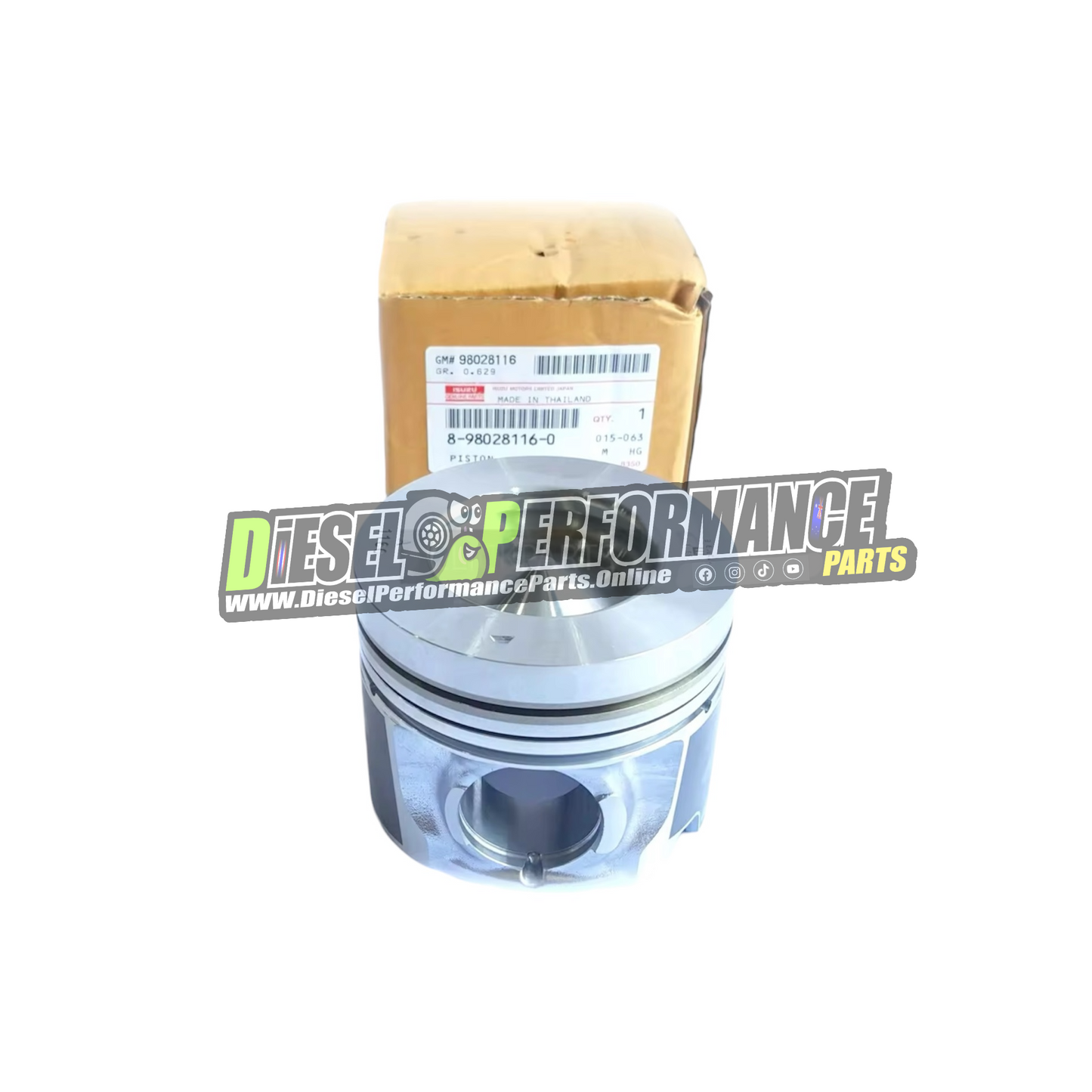 4JJ1 Pistons Set STD 95.4mm  2005-2013 [Genuine] PN: 8980281160
