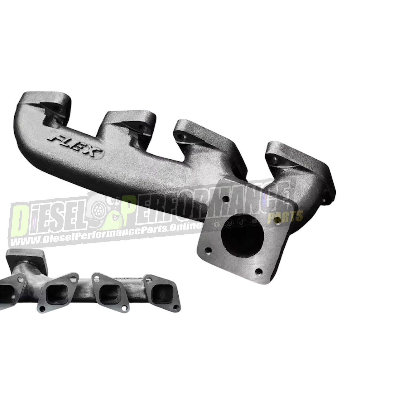 Forwarded Angle Turbo Manifold 4JJ1 / 4JK1 / 4JJ3 / Dmax / Rodeo / Colorado / BT50 / Mux / Mu7 - ULTRA FLOW [FLEX]