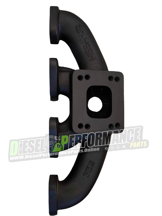 TD25 / TD27 / BD25 / BD30 / QD32 - T3/T4 High Mount Turbo Exhaust Manifold