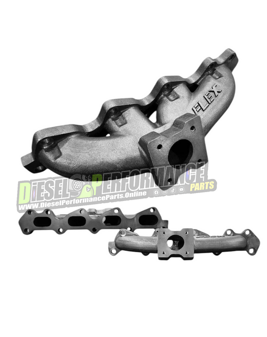 4D56 2.5L High Mount Cast Turbo Exhaust Manifold 05-15 [FLEX]