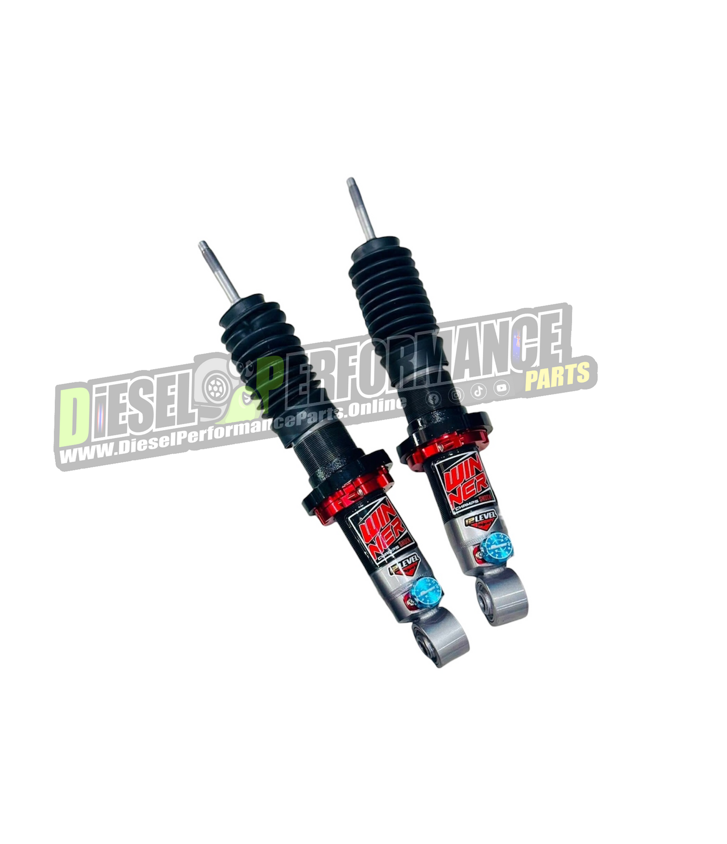 D-Max / Rodeo / Colorado 2WD Adjustable Struts Lowing 1-3” (Front Pair) 2005-2025