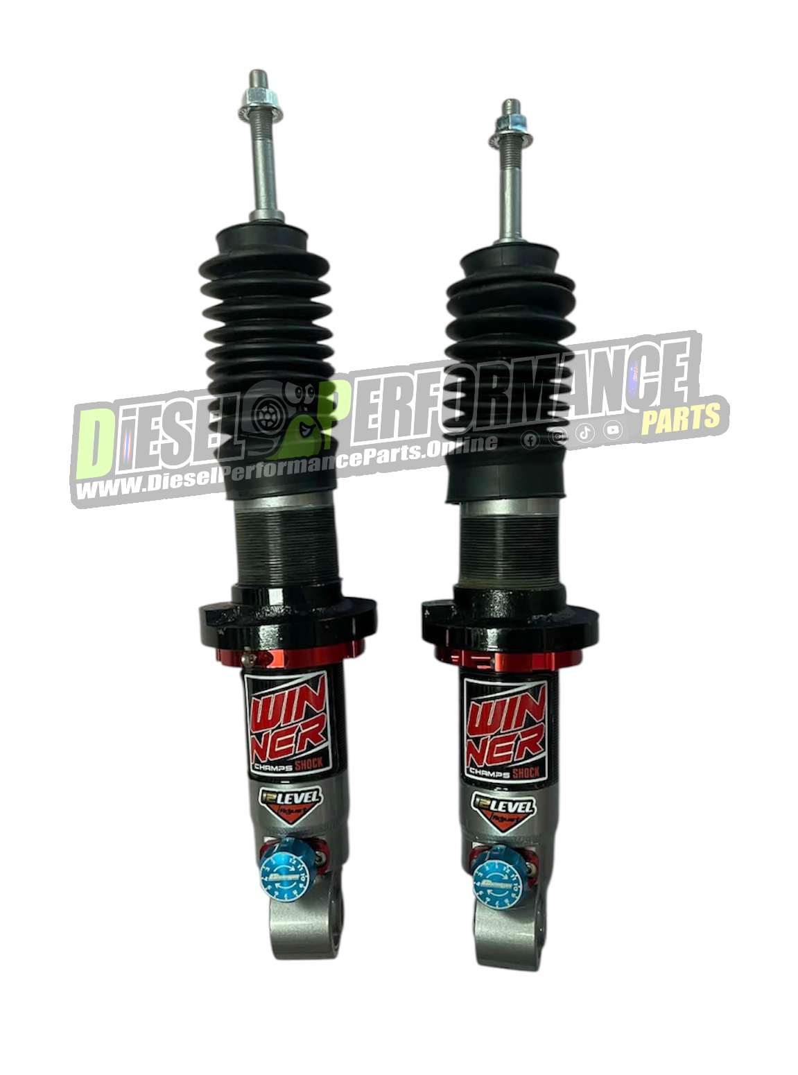 D-Max / Rodeo / Colorado 2WD Adjustable Struts Lowing 1-3” (Front Pair) 2005-2025