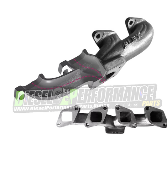 4JJ1/4JJ3/4JK1 Low Mount Cast Exhaust Manifold