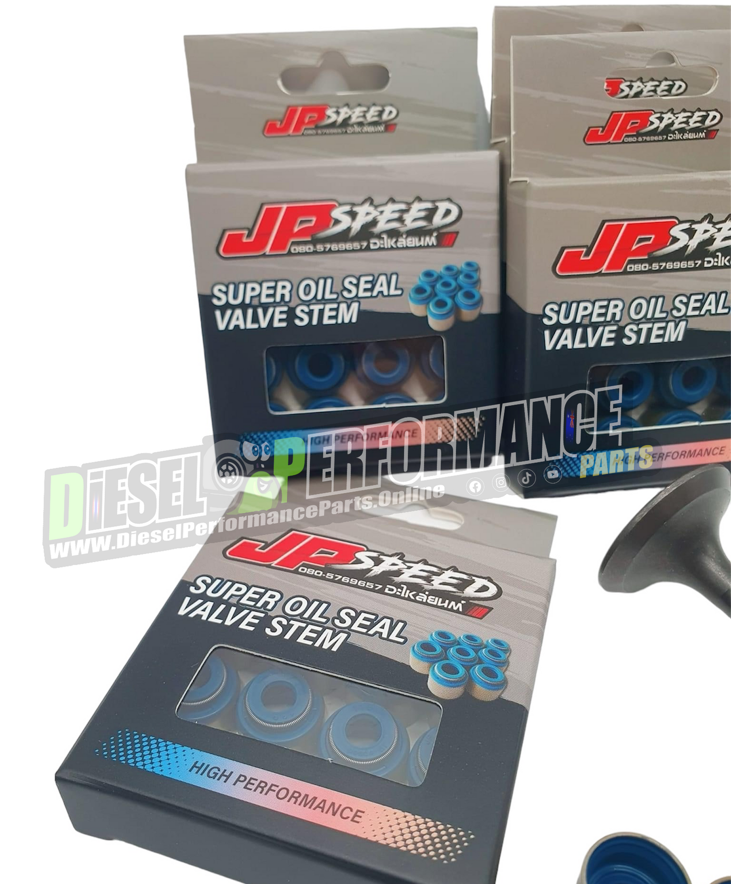 1KD/2KD Upgrade Valve Stem Seals Kit / CNC Billet Shields/ Gaskets Set  (THA Stock)