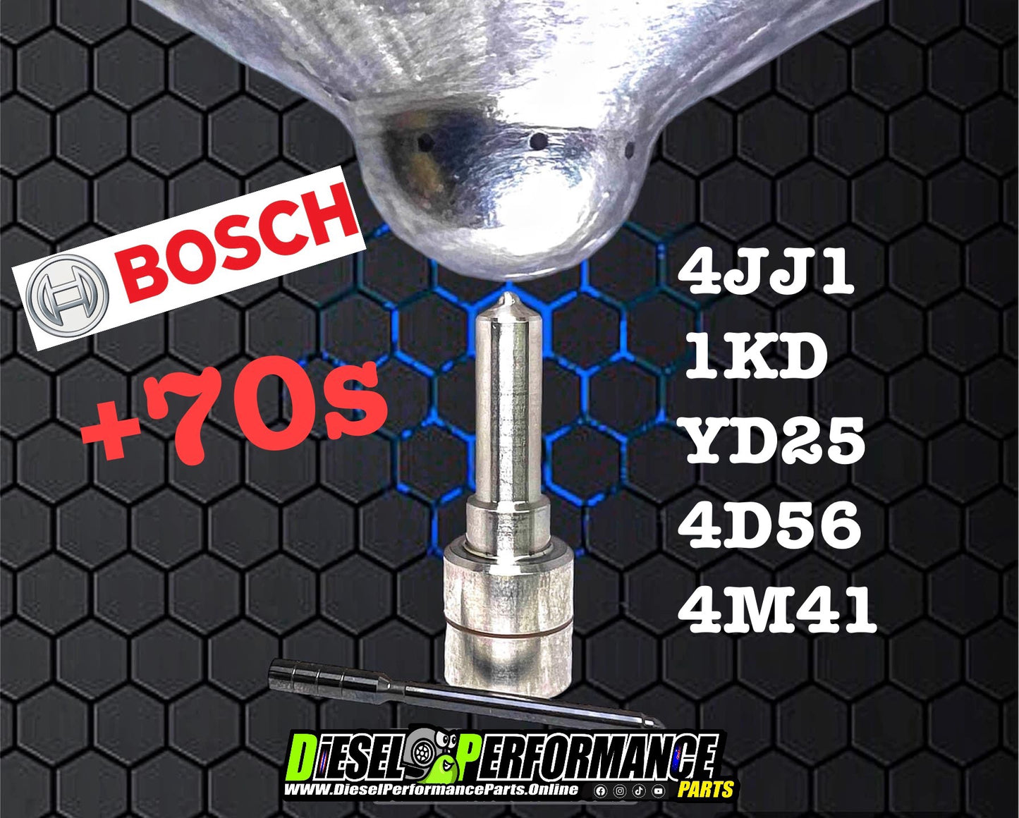 +70s Genuine Bosch Nozzles set