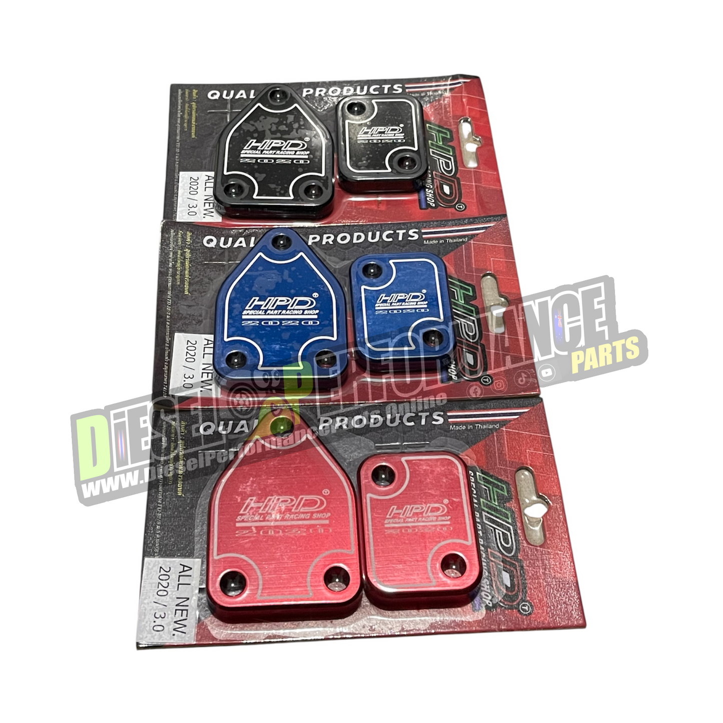 4JJ1 / 4JJ3 - EGR Cooler Blanking Plate Set 2017-2026 DPF Model / Dmax / MUX / BT50 [HPD]