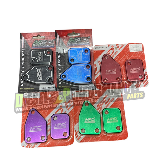 4JJ1 / 4JK1 - EGR Cooler Blanking Plate Set 2012-2016 D-Max / MUX [HPD]