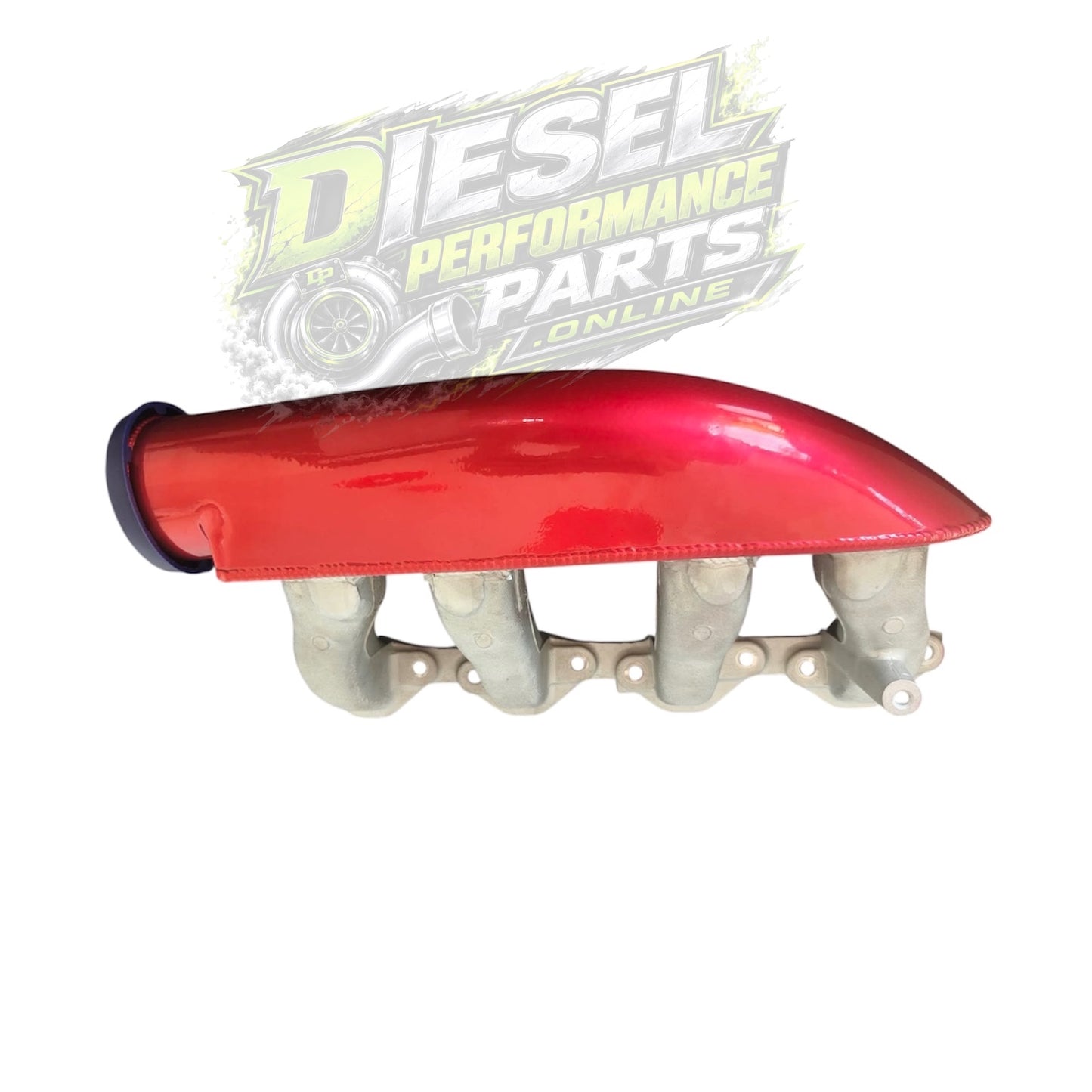 4JA1 / 4JH1 / 4JB1 / 4JG2 Custom Made Forward Facing Intake Manifold ( Red Powder Coat) ONE-OFF