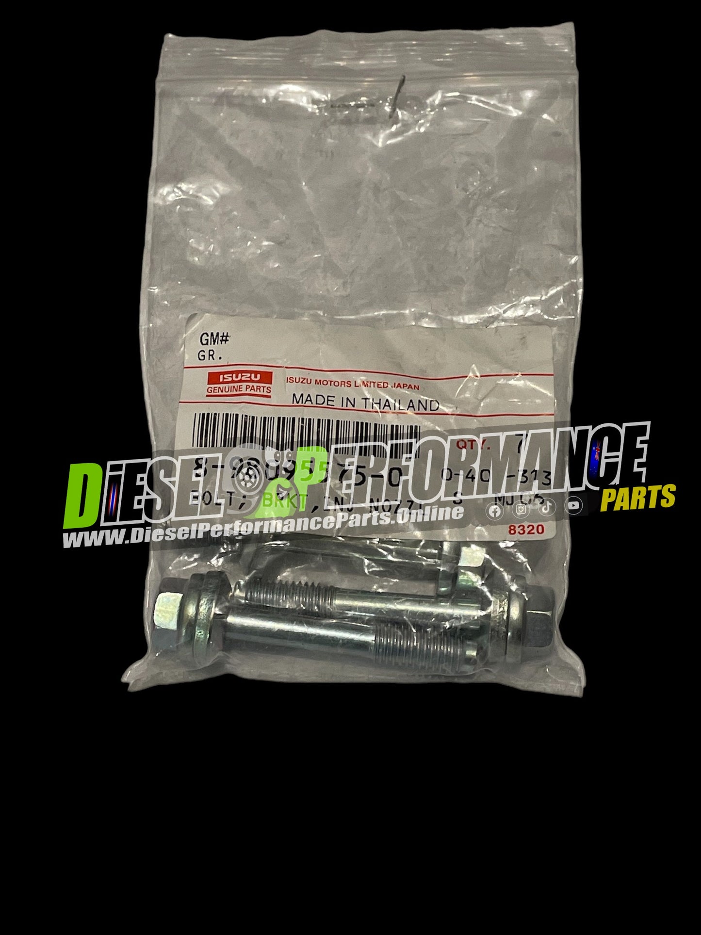 4JJ1/4JK1 Injector Clamp Bolts Set 05-2014 [Genuine]