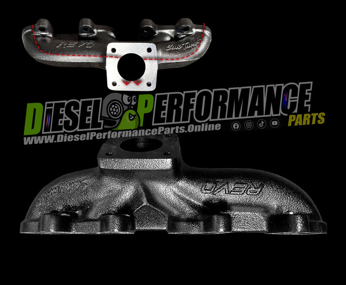 1GD / 2GD Semi High Mount Turbo Manifold [SAK] – Diesel Performance Parts