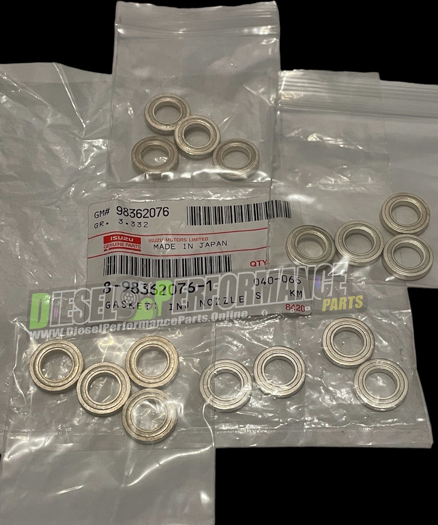 4JJ3 Injector Seats Washer Set [Genuine]