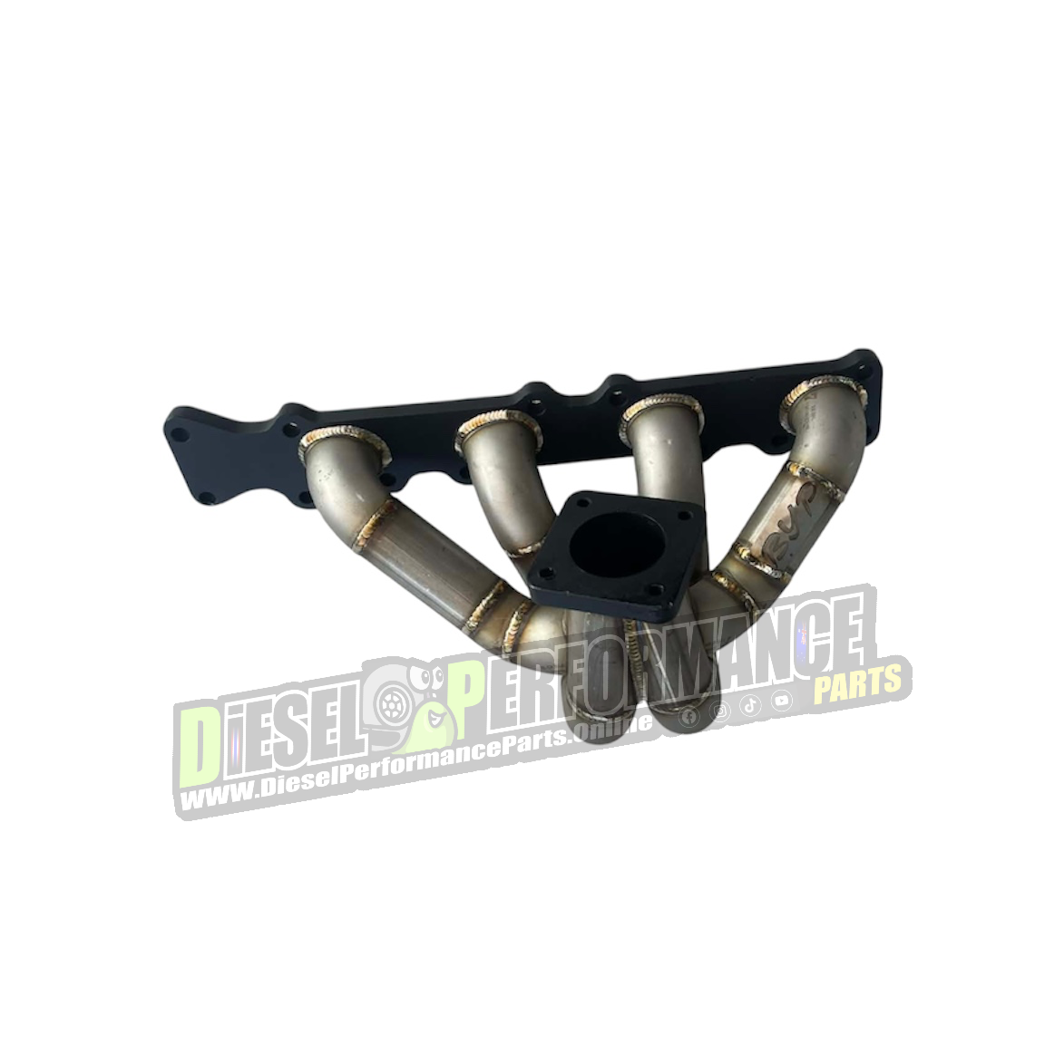 LWH / LWN 2.8L / LVN 2.5L Stainless High Mount Exhaust Manifold