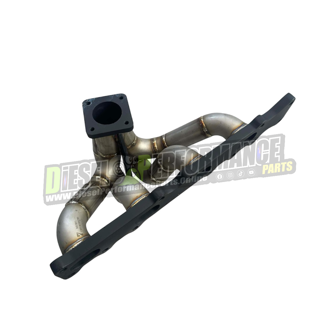 LWH / LWN 2.8L / LVN 2.5L Stainless High Mount Exhaust Manifold