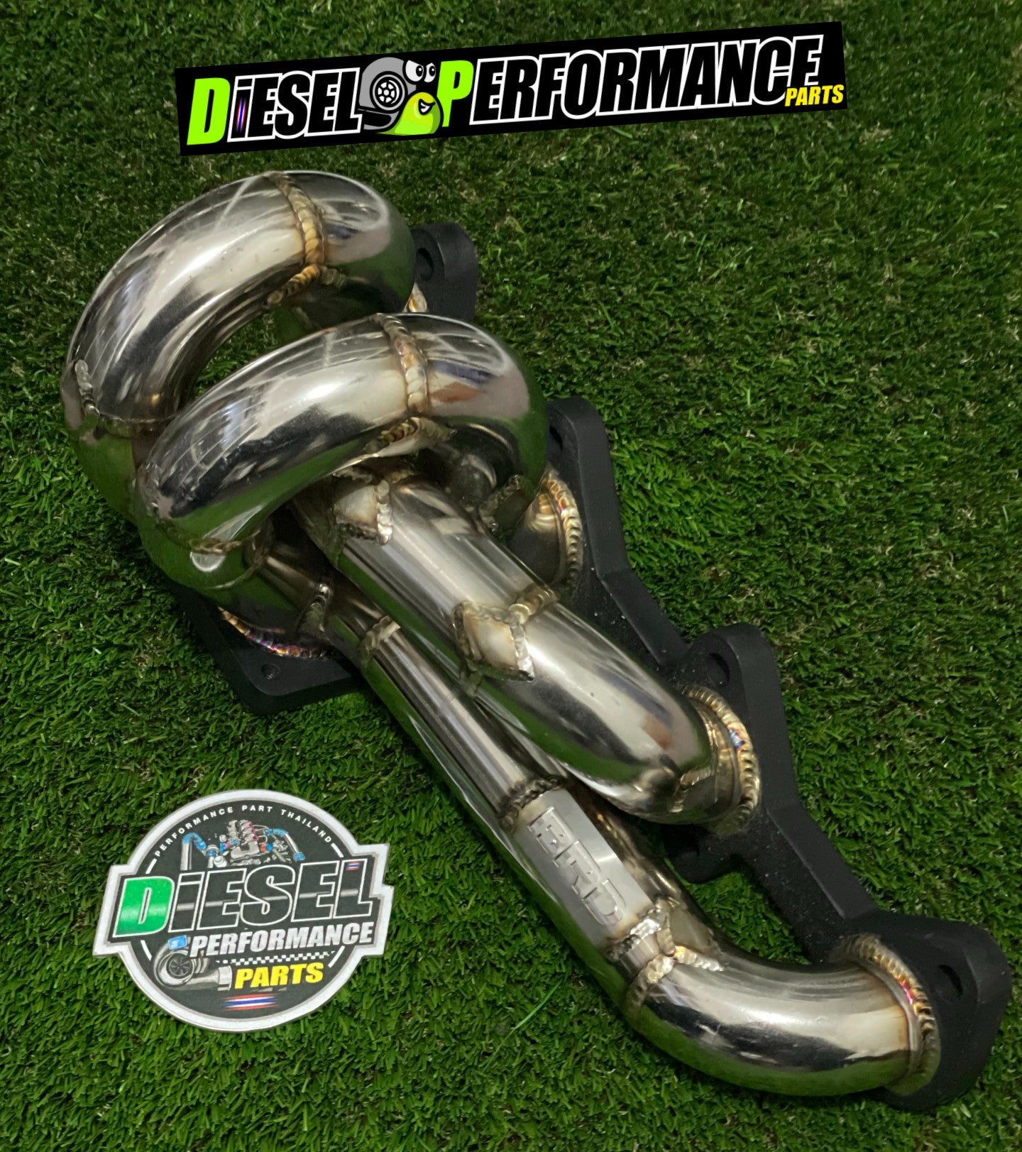 1KD/2KD [BRD] Low Mount Stainless Exhaust Manifold 3/4Bolt Flange (THA